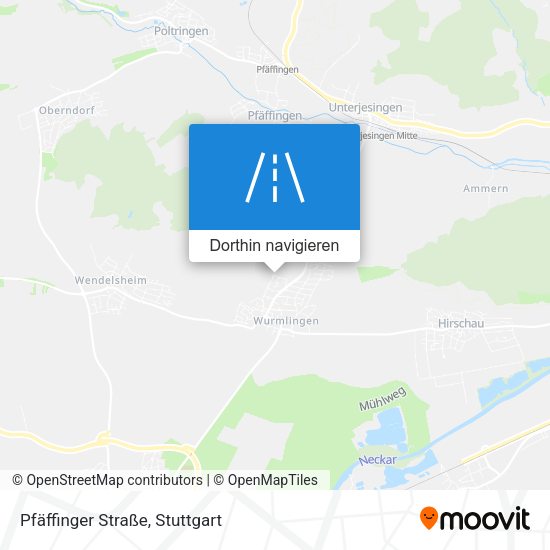 Pfäffinger Straße Karte