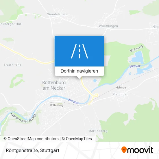 Röntgenstraße Karte