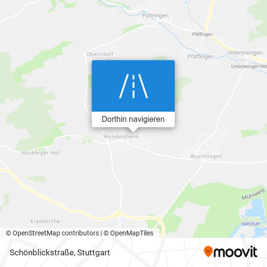Schönblickstraße Karte