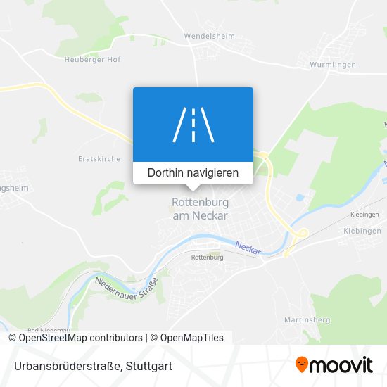 Urbansbrüderstraße Karte