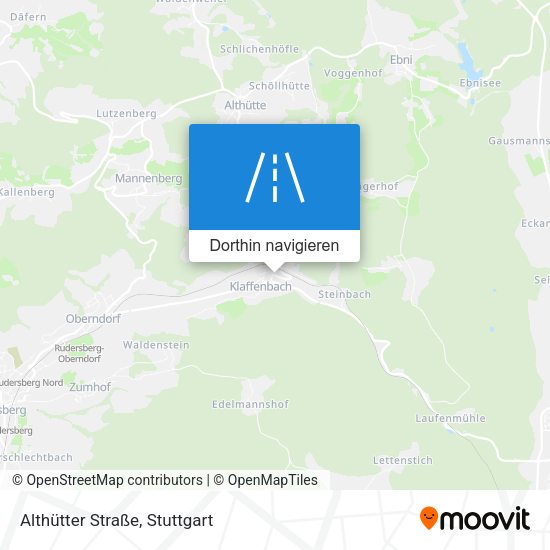 Althütter Straße Karte