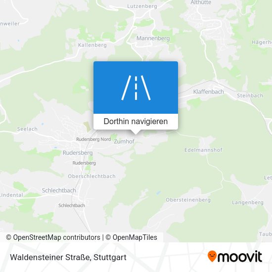 Waldensteiner Straße Karte