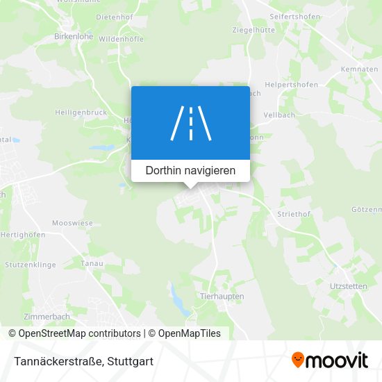 Tannäckerstraße Karte