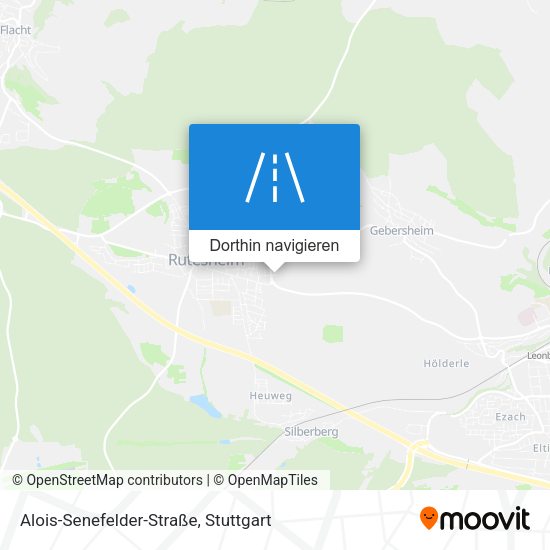Alois-Senefelder-Straße Karte