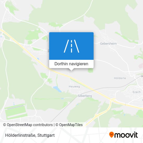 Hölderlinstraße Karte