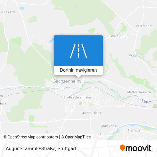 August-Lämmle-Straße Karte