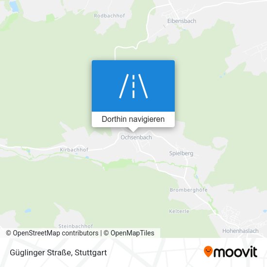 Güglinger Straße Karte