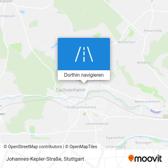 Johannes-Kepler-Straße Karte