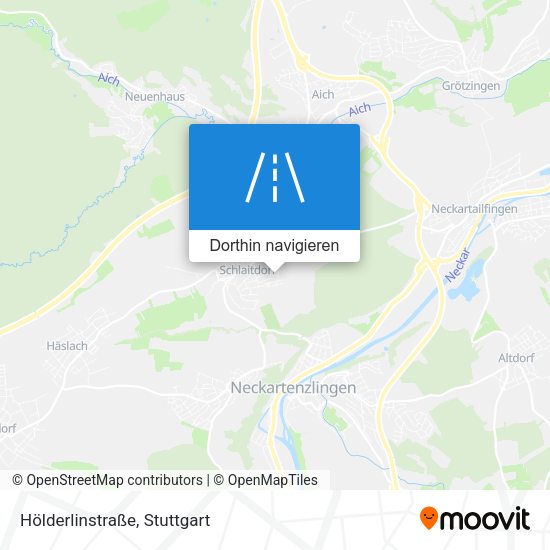 Hölderlinstraße Karte