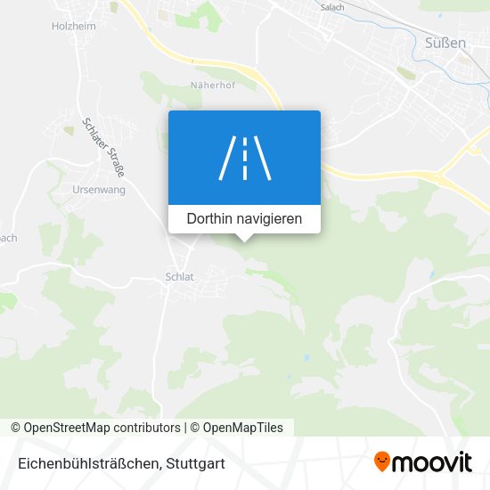 Eichenbühlsträßchen Karte