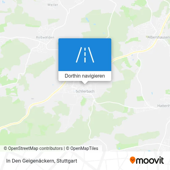 In Den Geigenäckern Karte