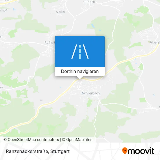 Ranzenäckerstraße Karte