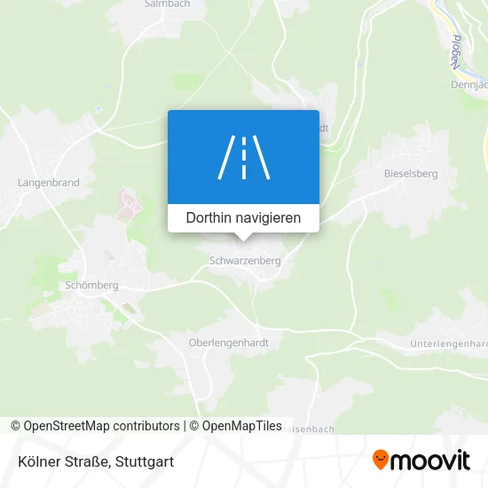 Kölner Straße Karte