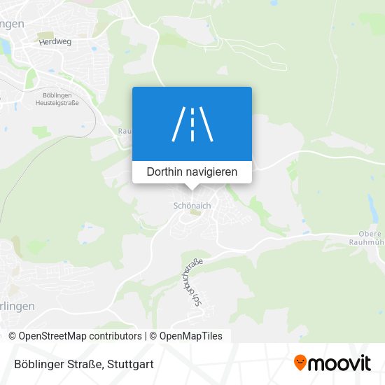 Böblinger Straße Karte