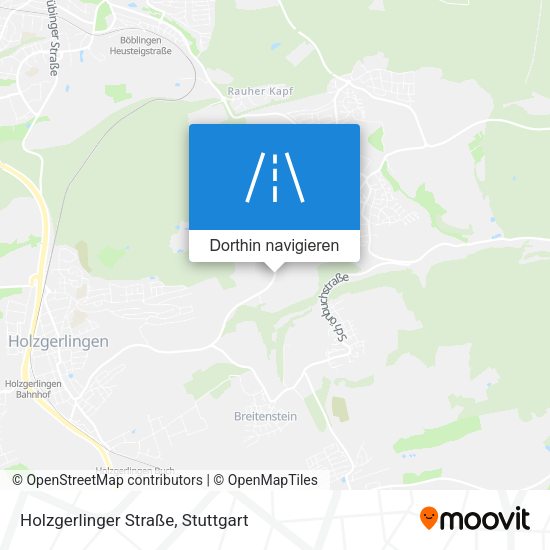 Holzgerlinger Straße Karte