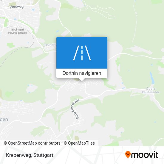 Krebenweg Karte