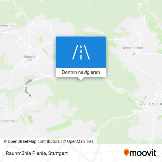 Rauhmühle Planie Karte