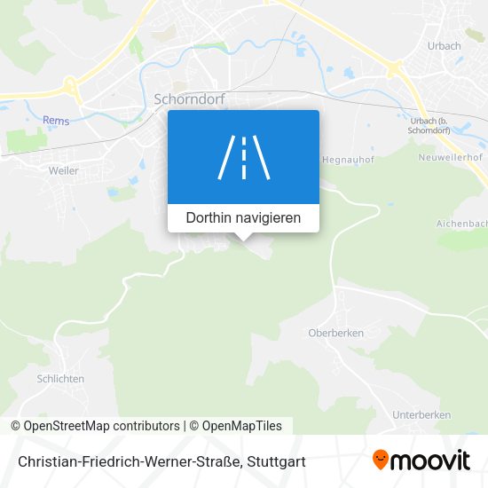 Christian-Friedrich-Werner-Straße Karte