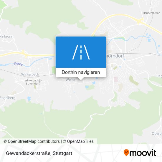 Gewandäckerstraße Karte