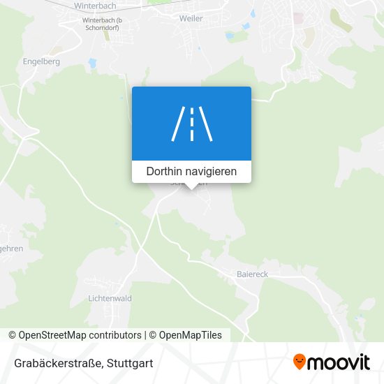 Grabäckerstraße Karte