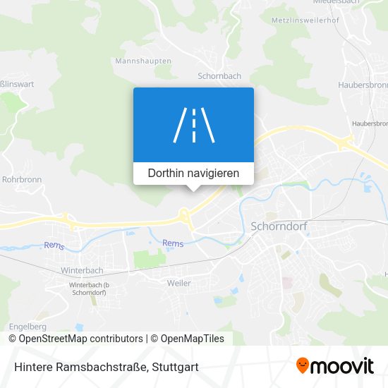 Hintere Ramsbachstraße Karte