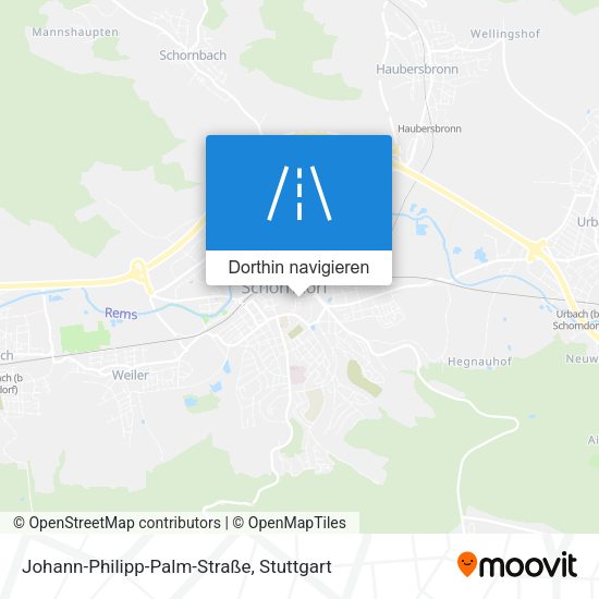Johann-Philipp-Palm-Straße Karte