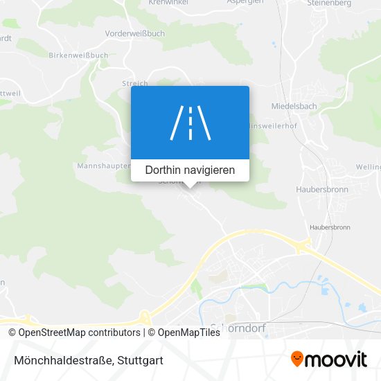 Mönchhaldestraße Karte