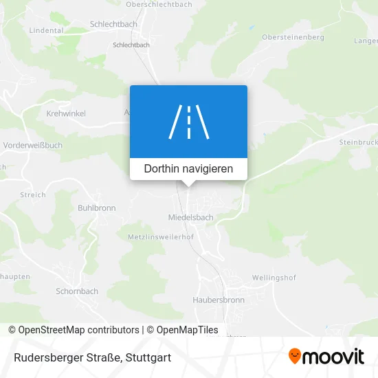 Rudersberger Straße Karte