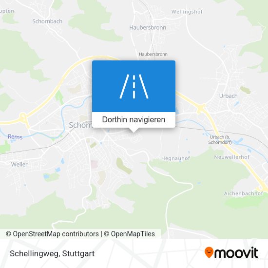 Schellingweg Karte