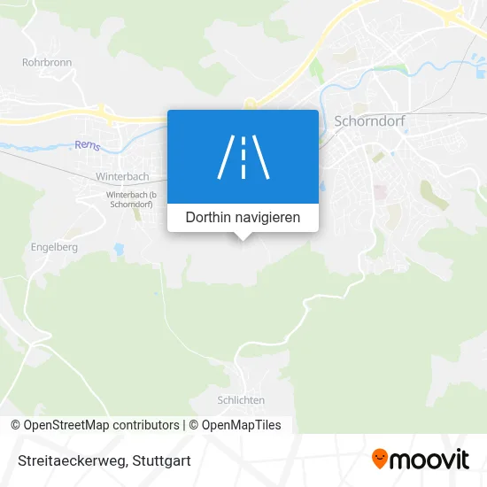 Streitaeckerweg Karte