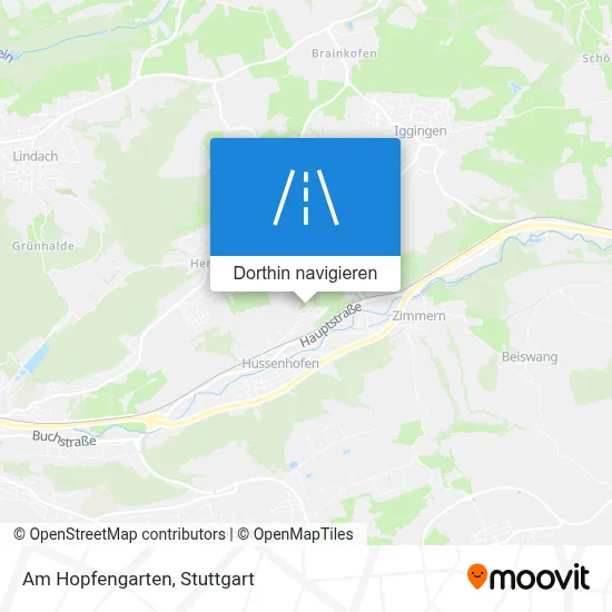 Am Hopfengarten Karte