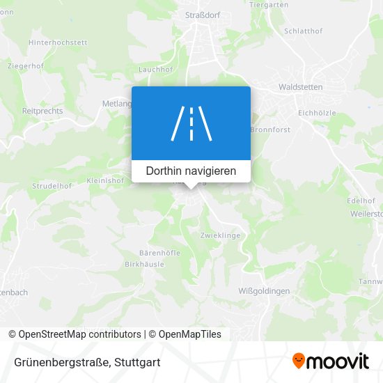 Grünenbergstraße Karte
