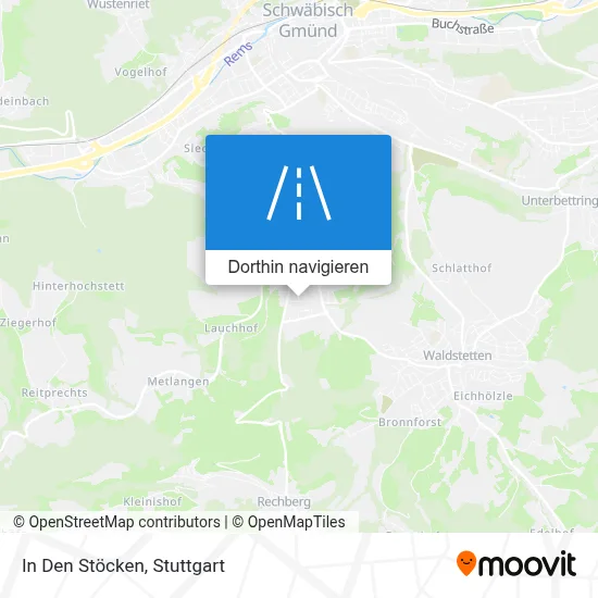 In Den Stöcken Karte