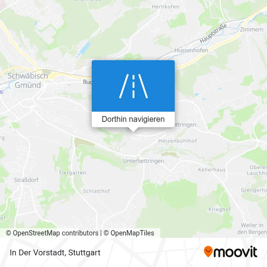 In Der Vorstadt Karte