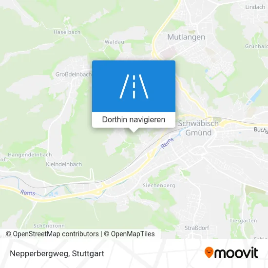 Nepperbergweg Karte