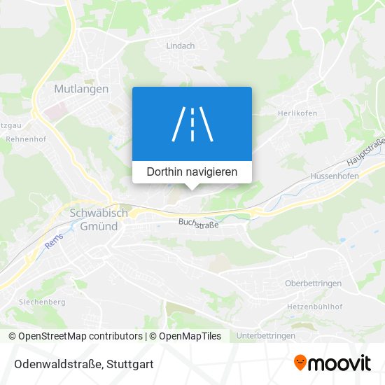 Odenwaldstraße Karte