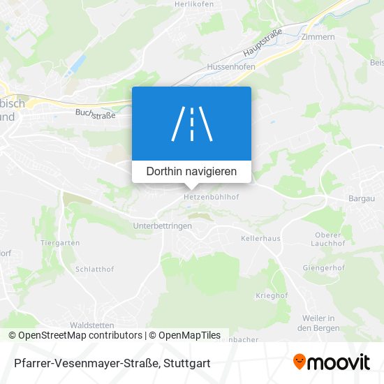 Pfarrer-Vesenmayer-Straße Karte