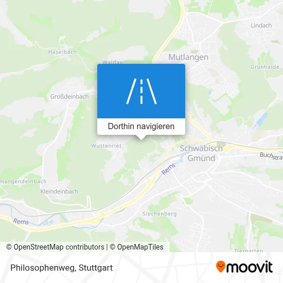 Philosophenweg Karte