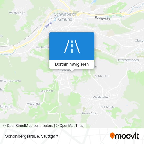 Schönbergstraße Karte