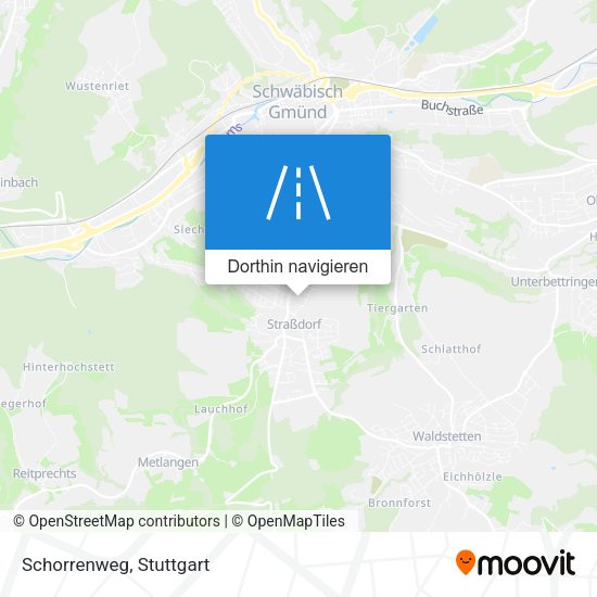 Schorrenweg Karte