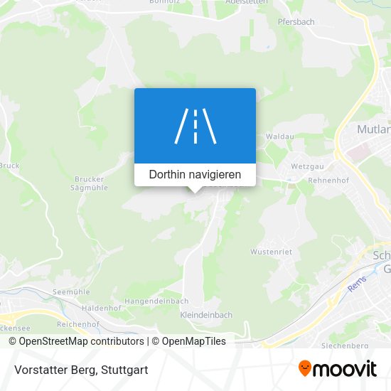 Vorstatter Berg Karte