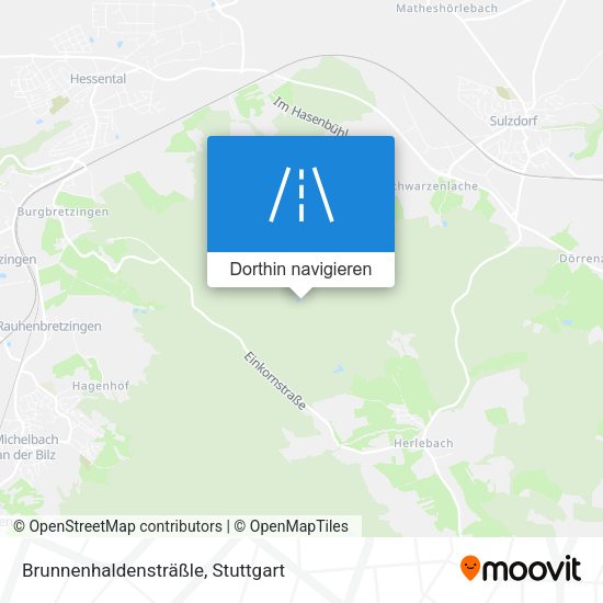 Brunnenhaldensträßle Karte