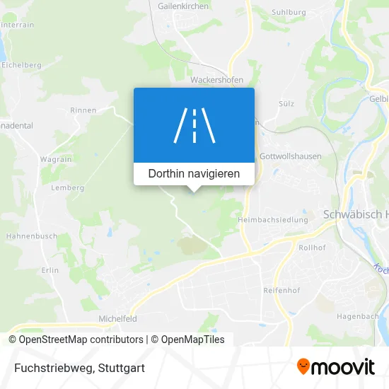 Fuchstriebweg Karte