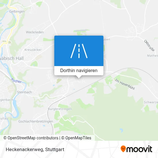 Heckenackerweg Karte