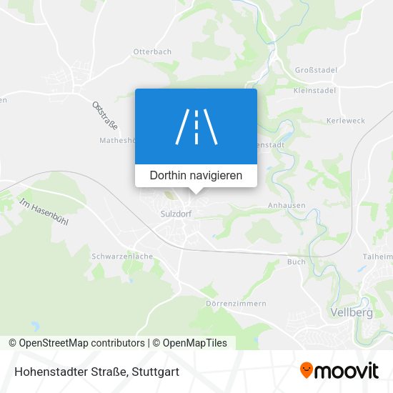 Hohenstadter Straße Karte