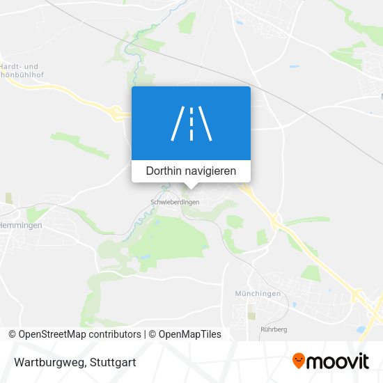 Wartburgweg Karte