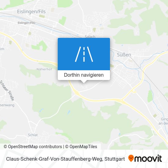 Claus-Schenk-Graf-Von-Stauffenberg-Weg Karte