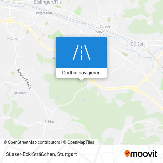 Süsser-Eck-Sträßchen Karte