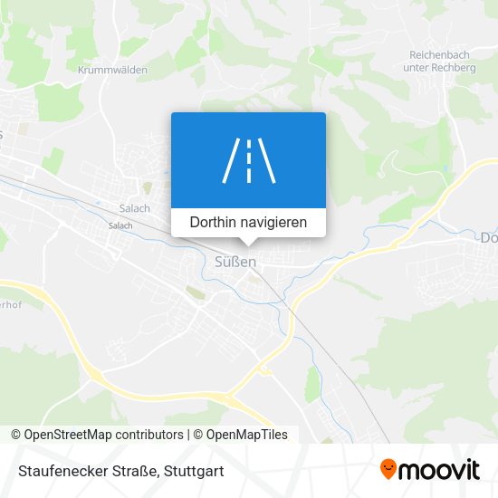 Staufenecker Straße Karte