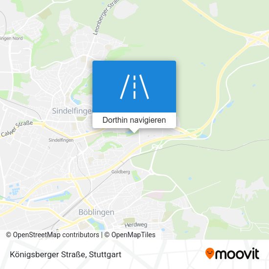 Königsberger Straße Karte
